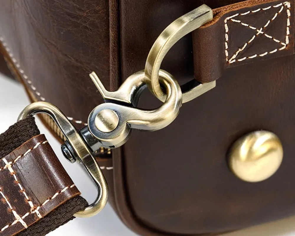 mens black leather carry on bag